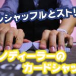 【カジノディーラーの基本テクニック】リフルシャッフルとストリップ How to Shuffle Cards like a Casino Dealer