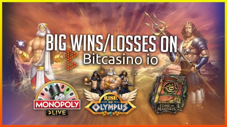 BIG WINS/LOSSES ON Bitcasino.io | Bitcasino Gambling #1