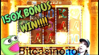 HUGE WIN! with minimum bets on bitcasino.io