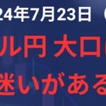 【相場解説】２０２４年７月２３日（火）ドル円